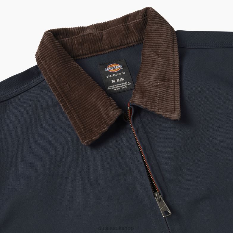 Jake Hayes Stonewashed Eisenhower Jacket Men Dickies Stonewashed Ink Navy (SIK) 88T84988 Apparel