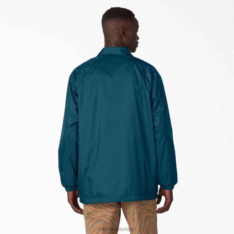 Nylon Coaches Jacket Men Dickies Deep Sky (DS1) 88T841144 Apparel