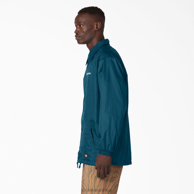 Nylon Coaches Jacket Men Dickies Deep Sky (DS1) 88T841144 Apparel
