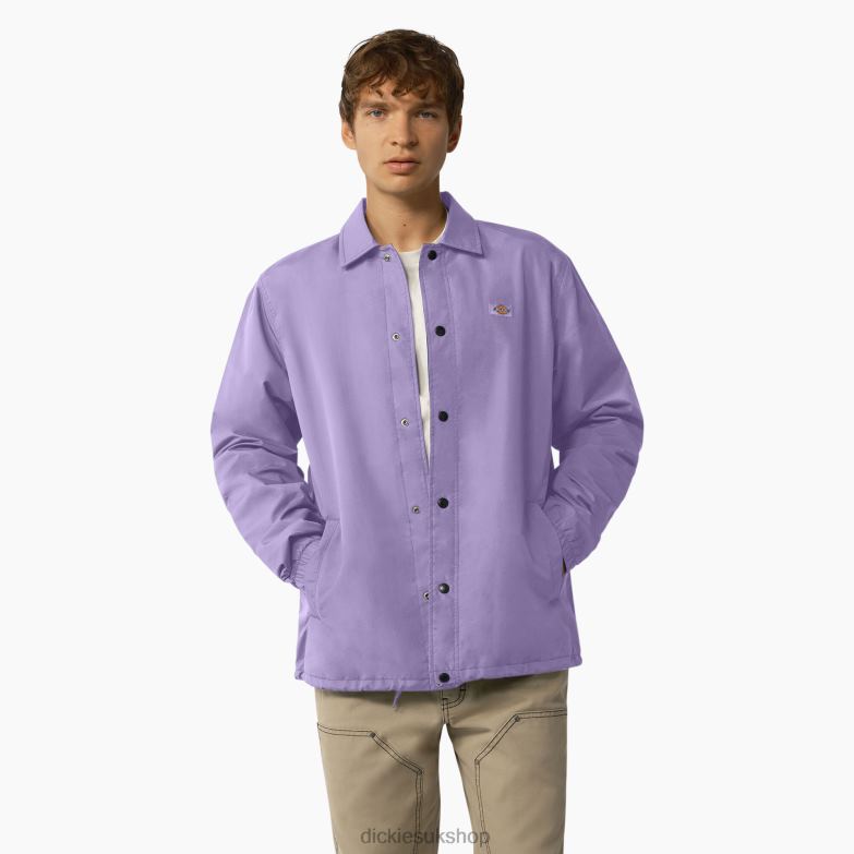 Oakport Coaches Jacket Men Dickies Purple Rose (UR2) 88T84991 Apparel