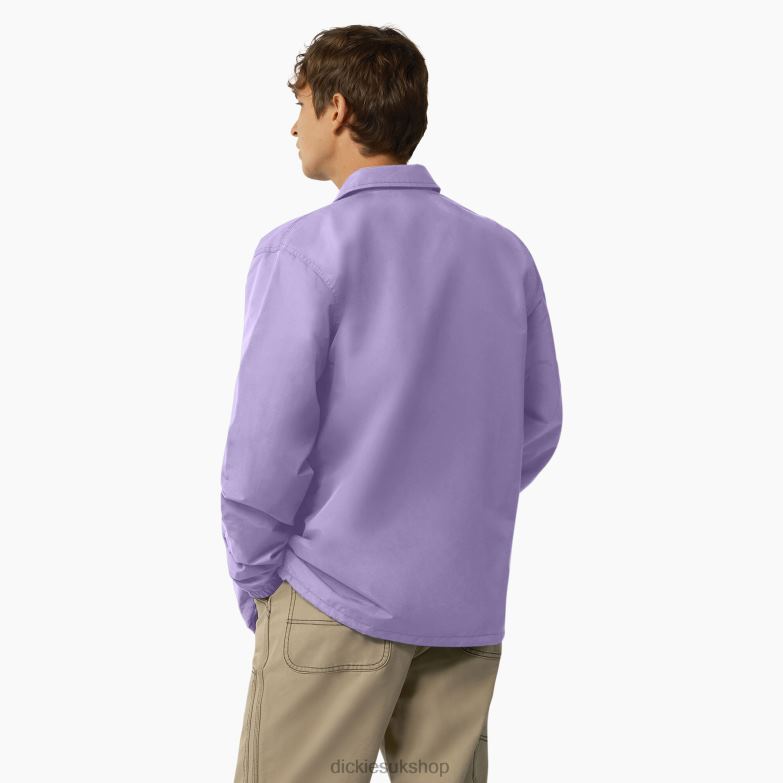 Oakport Coaches Jacket Men Dickies Purple Rose (UR2) 88T84991 Apparel