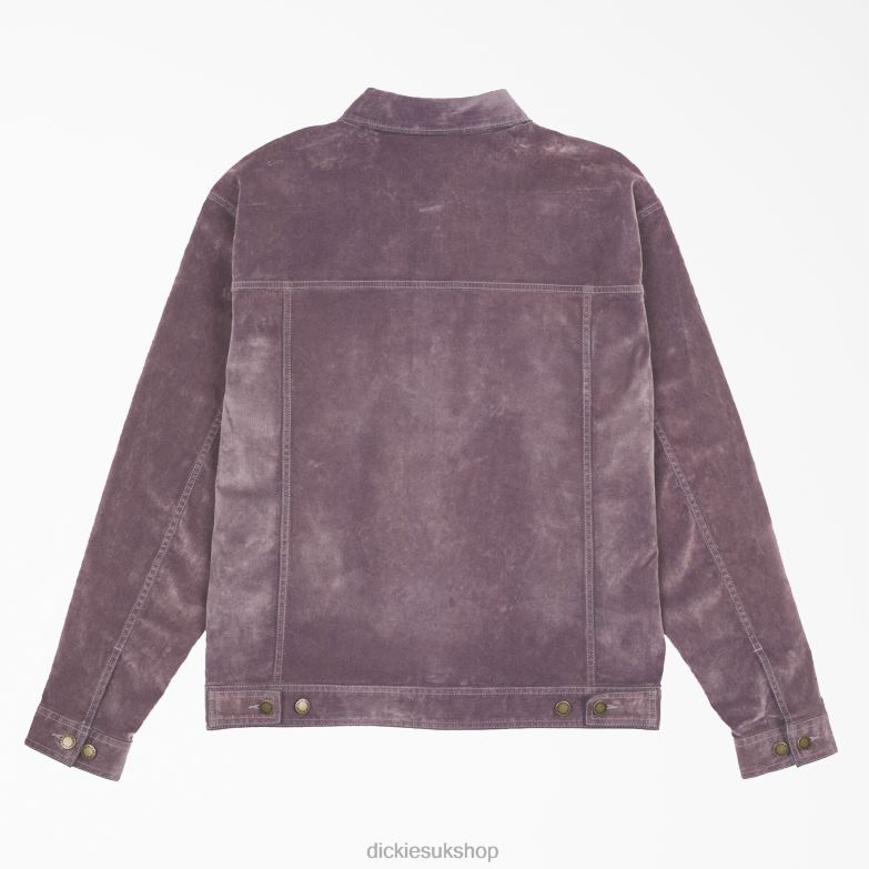 Opening Ceremony Flock Denim Utility Jacket Men Dickies Lilac (LC) 88T841065 Apparel