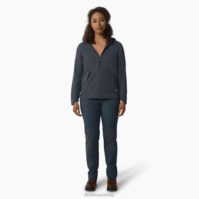 Performance Hooded Jacket Women Dickies Airforce Blue (AF) 88T842378 Apparel