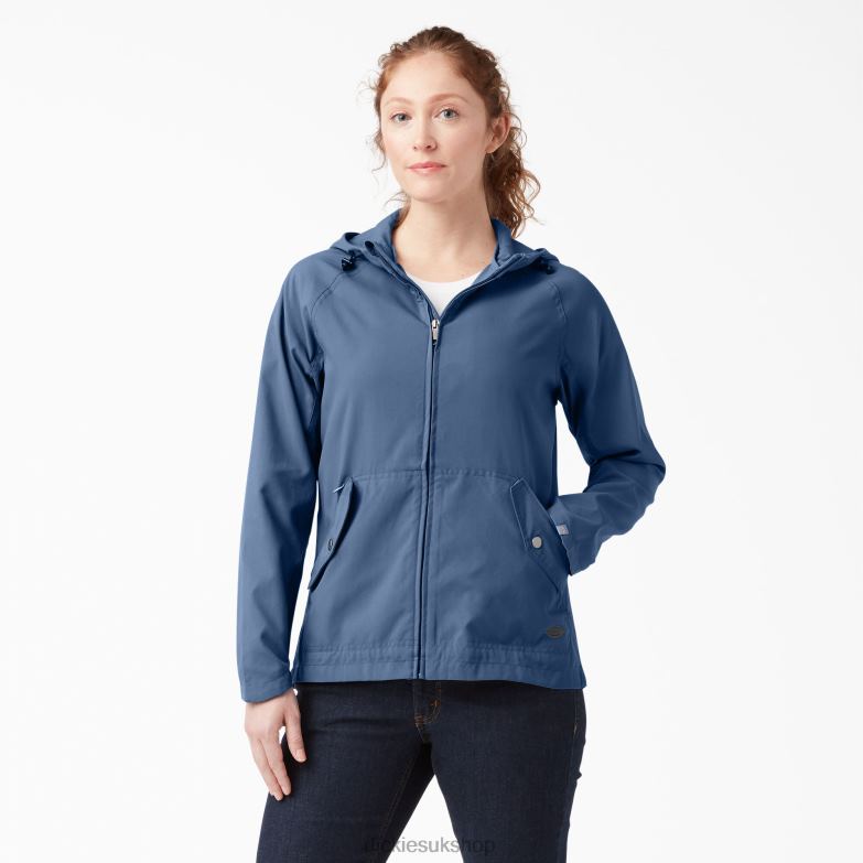 Performance Hooded Jacket Women Dickies Retro Indigo (RI2) 88T842382 Apparel