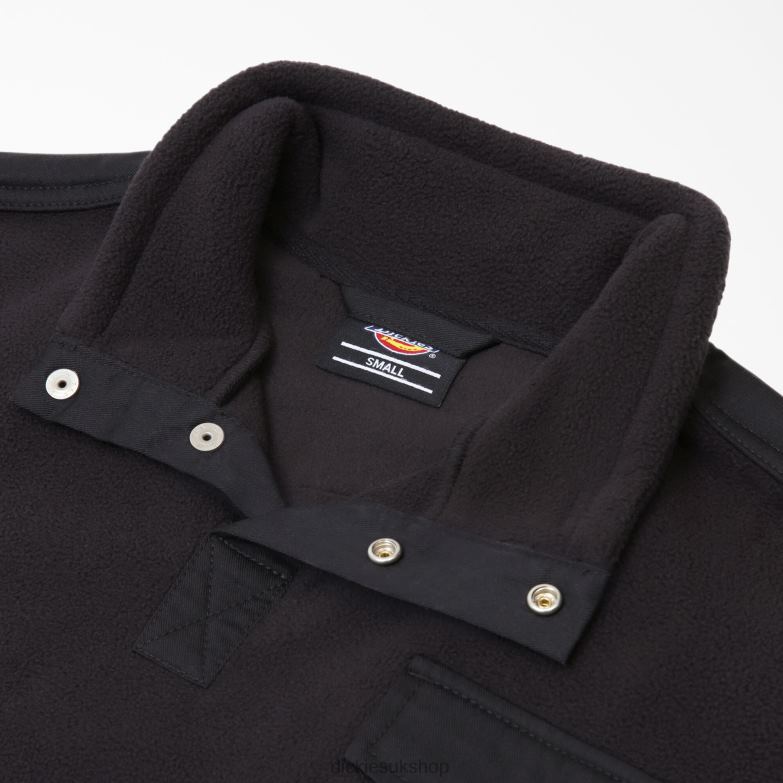 Port Allen Fleece Pullover Women Dickies Black (BKX) 88T842365 Apparel