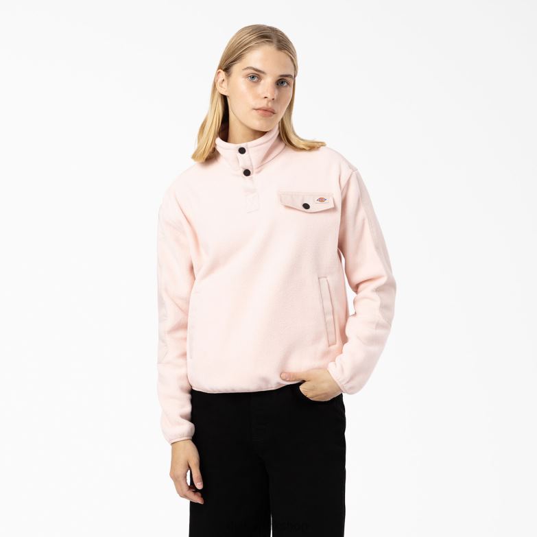 Port Allen Fleece Pullover Women Dickies Light Pink (BPI) 88T842366 Apparel