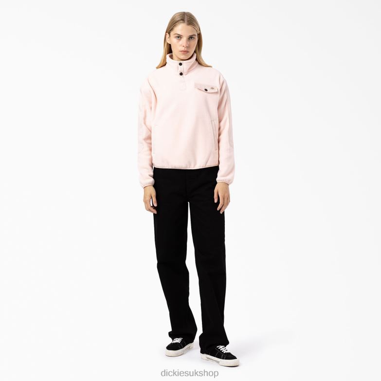 Port Allen Fleece Pullover Women Dickies Light Pink (BPI) 88T842366 Apparel