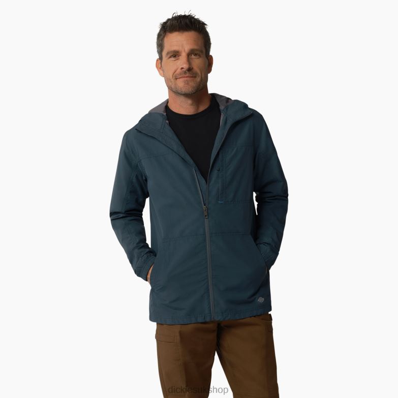 ProTect Cooling Hooded Ripstop Jacket Men Dickies Airforce Blue (AF) 88T841154 Apparel