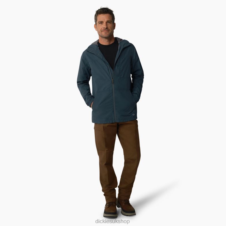 ProTect Cooling Hooded Ripstop Jacket Men Dickies Airforce Blue (AF) 88T841154 Apparel