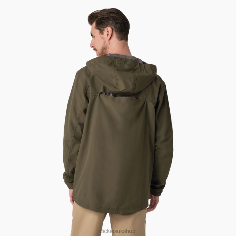 ProTect Cooling Hooded Ripstop Jacket Men Dickies Moss Green (MS) 88T841156 Apparel