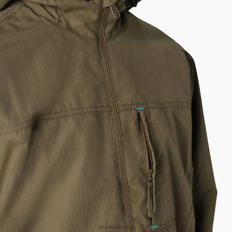 ProTect Cooling Hooded Ripstop Jacket Men Dickies Moss Green (MS) 88T841156 Apparel