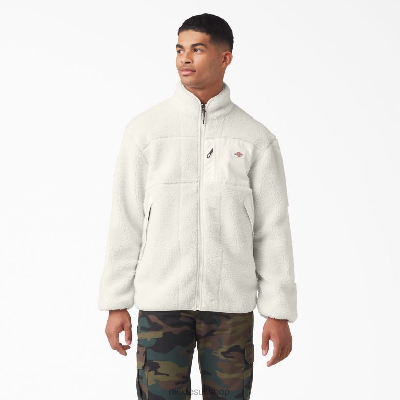 Red Chute Fleece Jacket Men Dickies Cloud (CL9) 88T841081 Apparel