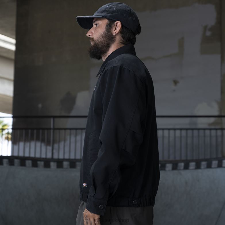Ronnie Sandoval Eisenhower Jacket Men Dickies Black (BKX) 88T841020 Apparel
