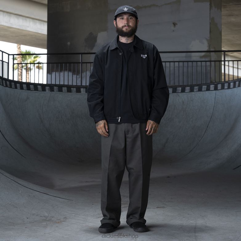 Ronnie Sandoval Eisenhower Jacket Men Dickies Black (BKX) 88T841020 Apparel