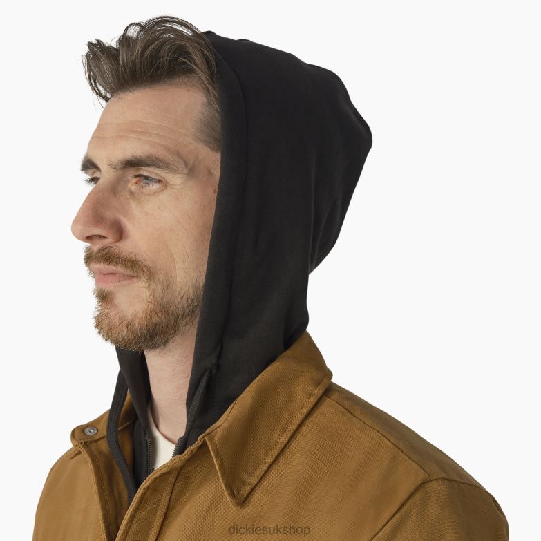 Skateboarding Duck Shirt Jacket Men Dickies Brown Duck (BD) 88T841025 Apparel
