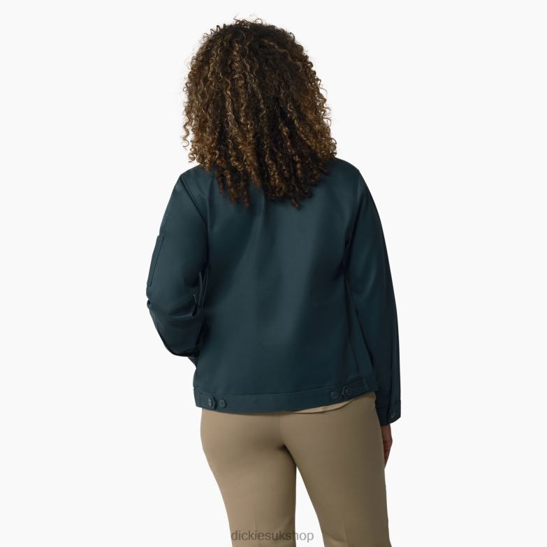 Unlined Eisenhower Jacket Women Dickies Airforce Blue (ASL) 88T841518 Apparel