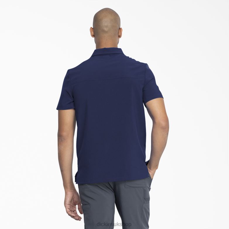 EDS Essentials Medical Polo Shirt Men Dickies Navy Blue (NVY) 88T84733 Apparel