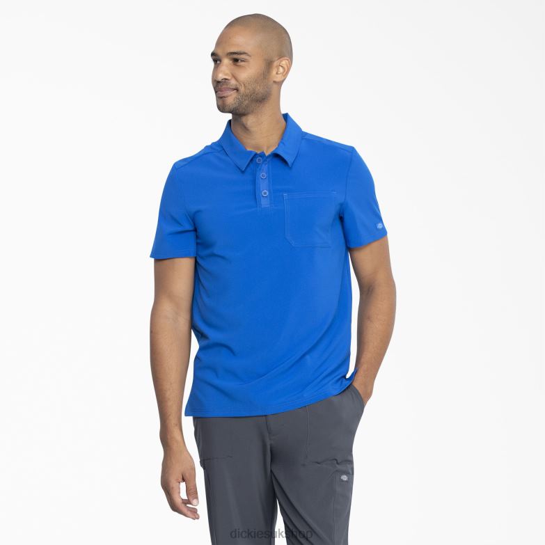 EDS Essentials Medical Polo Shirt Men Dickies Royal Blue (RB) 88T84735 Apparel