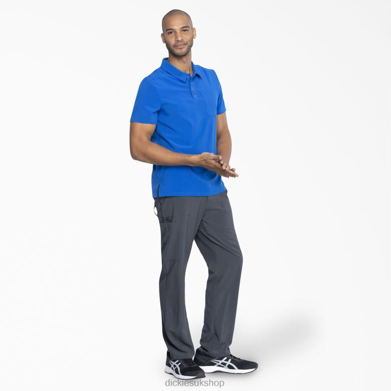 EDS Essentials Medical Polo Shirt Men Dickies Royal Blue (RB) 88T84735 Apparel
