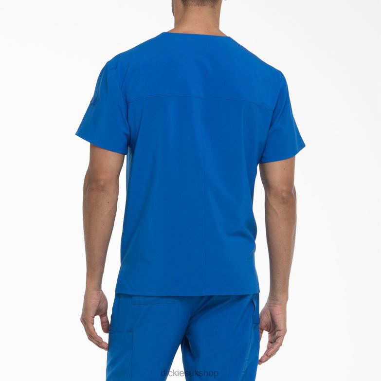 EDS Essentials V-Neck Scrub Top Men Dickies Royal Blue (RB) 88T841333 Apparel