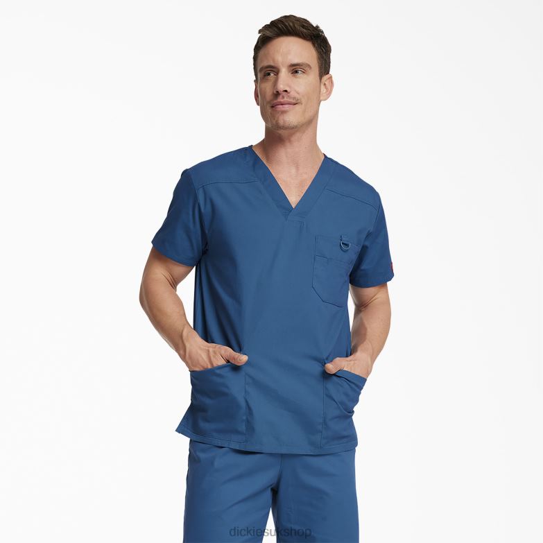 EDS Signature V-Neck Scrub Top Men Dickies Regular 88T841259 Apparel