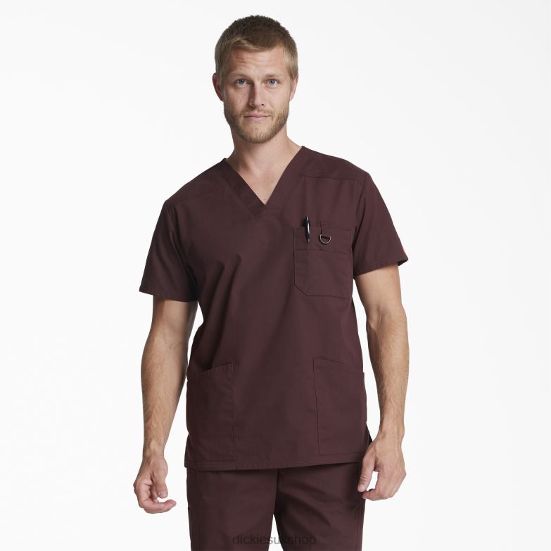 EDS Signature V-Neck Scrub Top Men Dickies Regular 88T841261 Apparel
