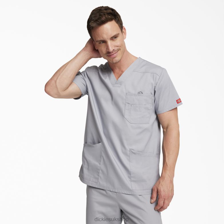 EDS Signature V-Neck Scrub Top Men Dickies Regular 88T841262 Apparel