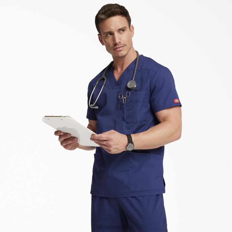 EDS Signature V-Neck Scrub Top Men Dickies Regular 88T841265 Apparel