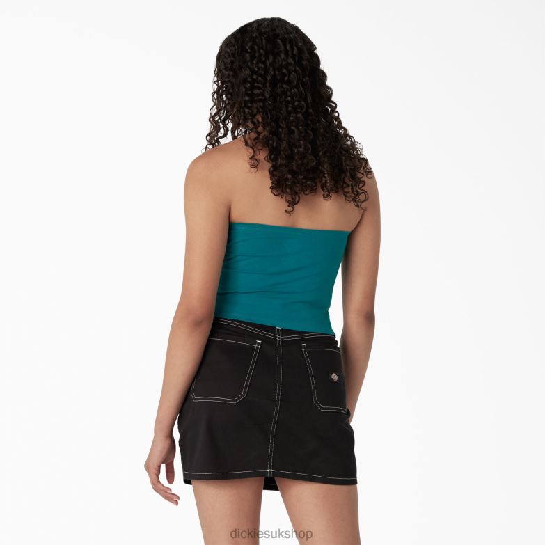 Knit Tube Top Women Dickies Deep Lake (DL2) 88T842166 Apparel