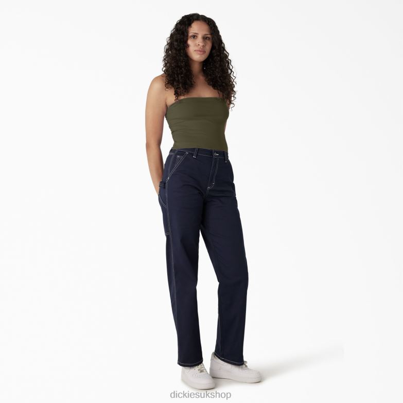 Knit Tube Top Women Dickies Military Green (ML) 88T842168 Apparel