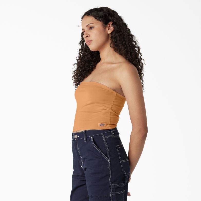 Knit Tube Top Women Dickies Papaya Smoothie (MO2) 88T842169 Apparel