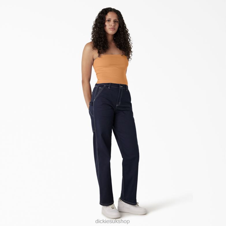 Knit Tube Top Women Dickies Papaya Smoothie (MO2) 88T842169 Apparel