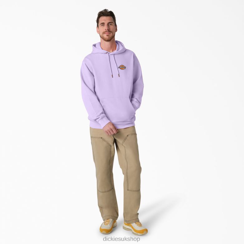 Fleece Embroidered Chest Logo Hoodie Men Dickies Regular 88T841211 Apparel