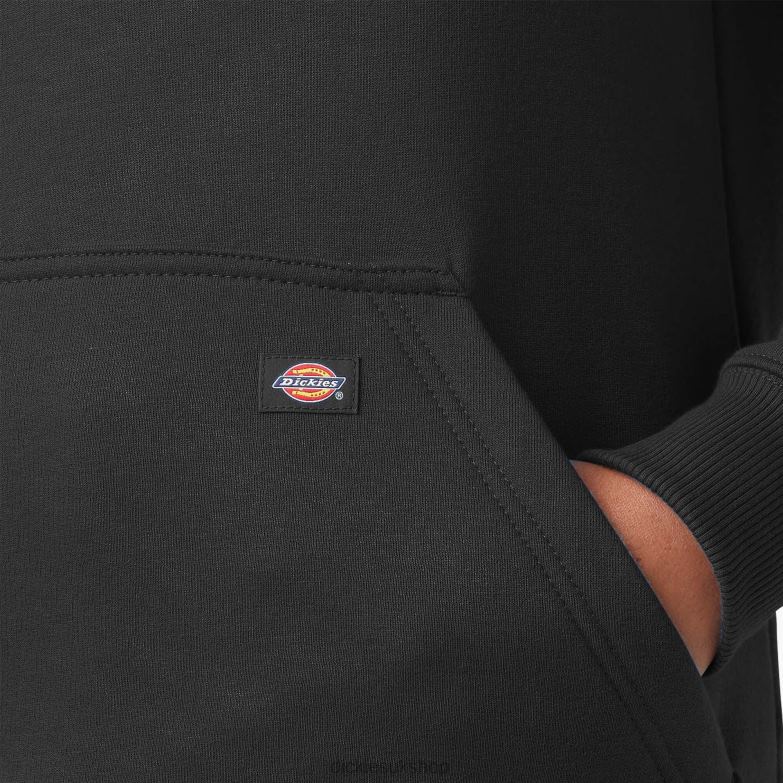 Heavyweight Logo Sleeve Pullover Women Dickies Black (KBK) 88T842307 Apparel