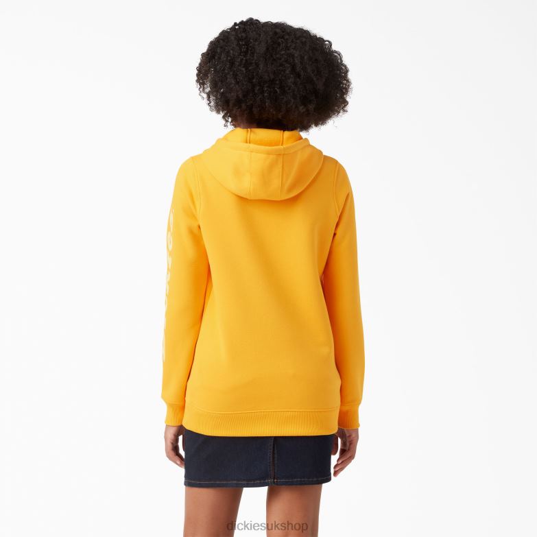 Heavyweight Logo Sleeve Pullover Women Dickies Radiant Yellow (R2Y) 88T842312 Apparel
