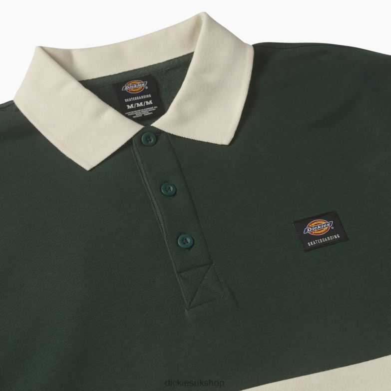 Jake Hayes Long Sleeve Rugby Shirt Men Dickies Rugby Pine Stripe (UN2) 88T84726 Apparel