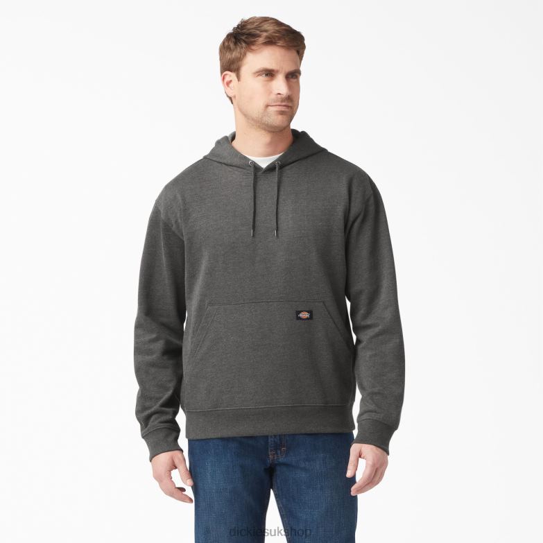 Midweight Fleece Hoodie Men Dickies Dark Heather Gray (IYD) 88T84985 Apparel