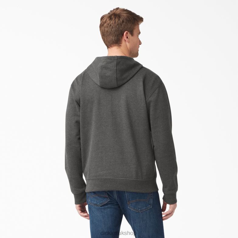 Midweight Fleece Hoodie Men Dickies Dark Heather Gray (IYD) 88T84985 Apparel