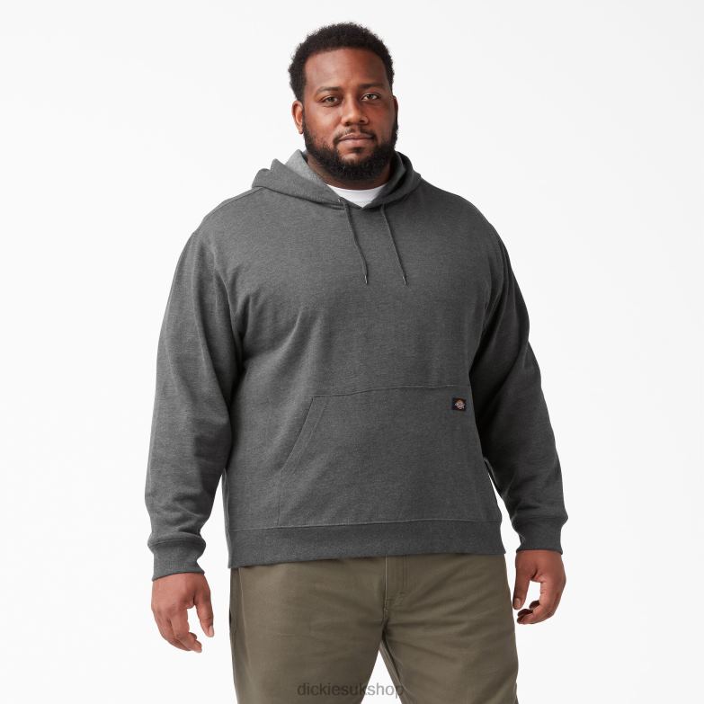 Midweight Fleece Hoodie Men Dickies Dark Heather Gray (IYD) 88T84985 Apparel