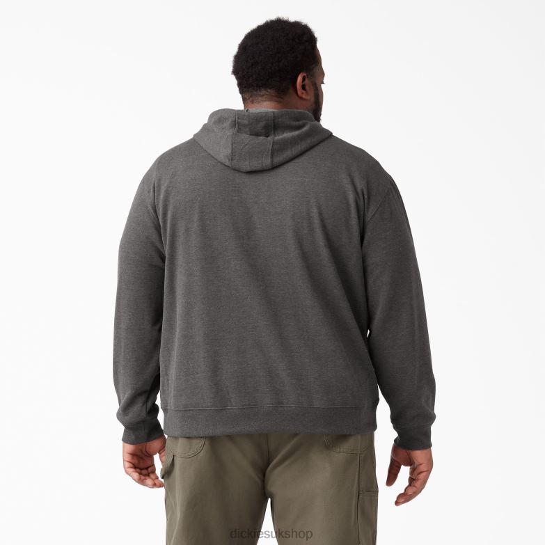 Midweight Fleece Hoodie Men Dickies Dark Heather Gray (IYD) 88T84985 Apparel