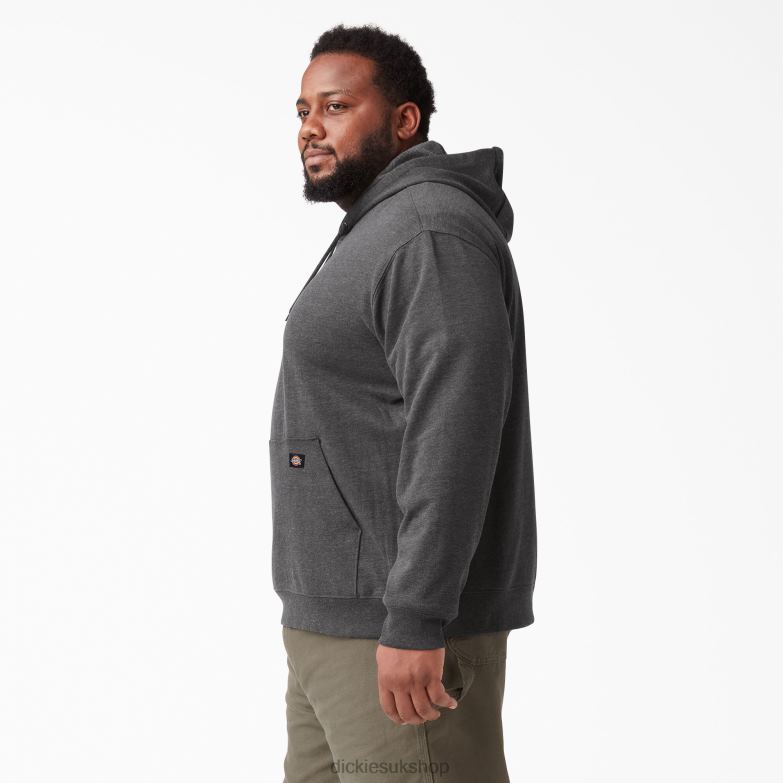 Midweight Fleece Hoodie Men Dickies Dark Heather Gray (IYD) 88T84985 Apparel