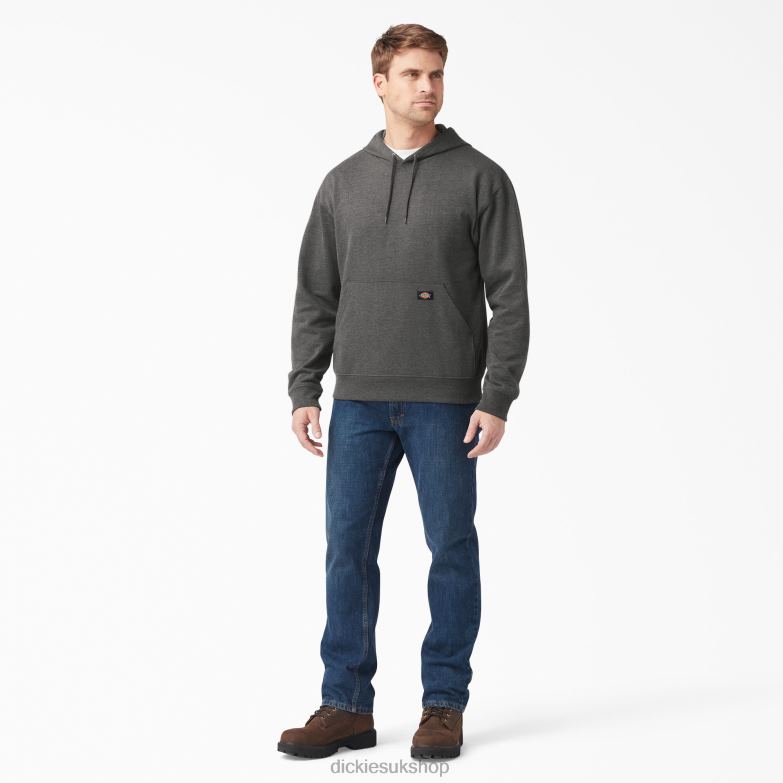 Midweight Fleece Hoodie Men Dickies Dark Heather Gray (IYD) 88T84985 Apparel