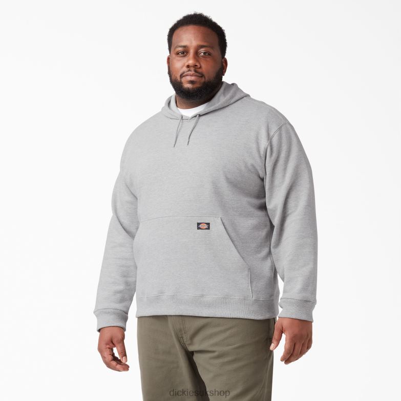 Midweight Fleece Hoodie Men Dickies Heather Gray (HG) 88T84984 Apparel