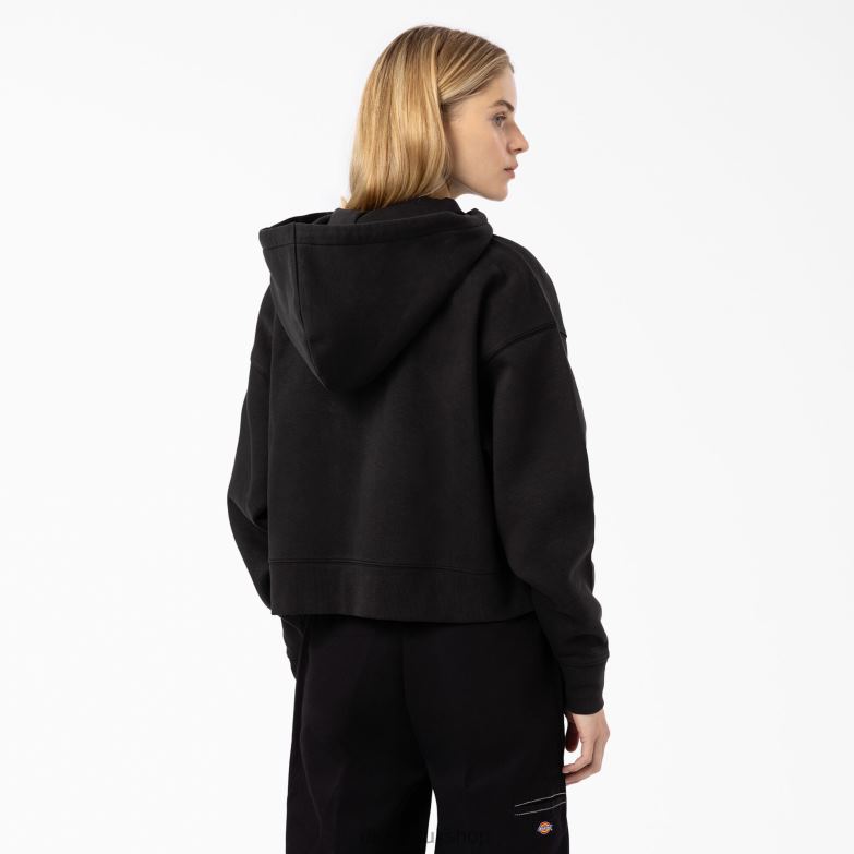 Oakport Zip Hoodie Women Dickies Black (KBK) 88T842318 Apparel