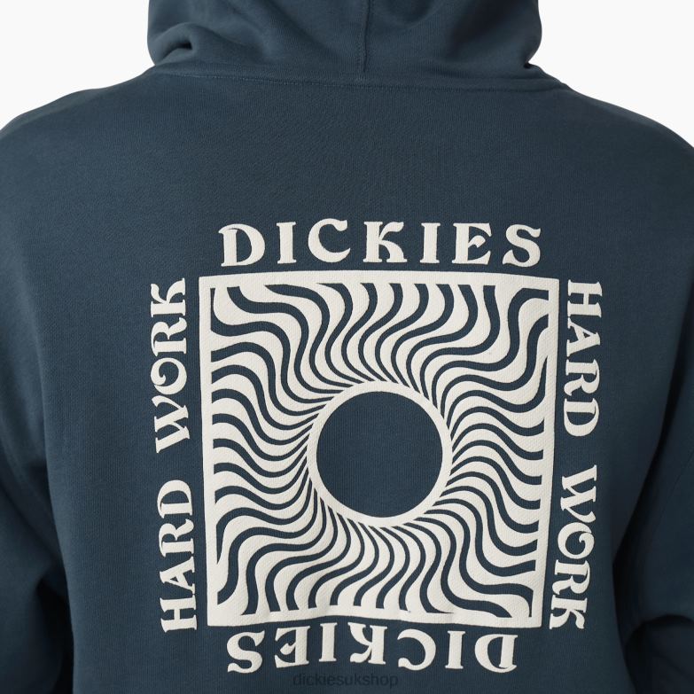 Oatfield Hoodie Men Dickies Airforce Blue (AF) 88T841169 Apparel