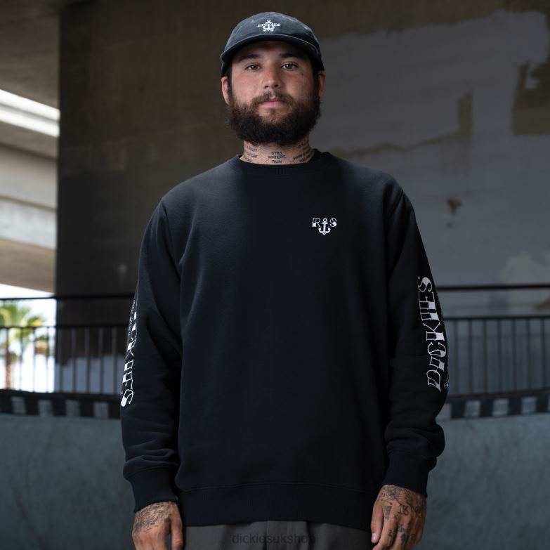 Ronnie Sandoval Relaxed Fit Sweatshirt Men Dickies Black (KBK) 88T841129 Apparel