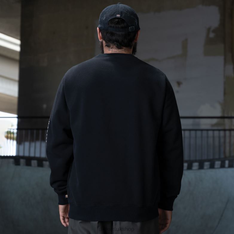 Ronnie Sandoval Relaxed Fit Sweatshirt Men Dickies Black (KBK) 88T841129 Apparel