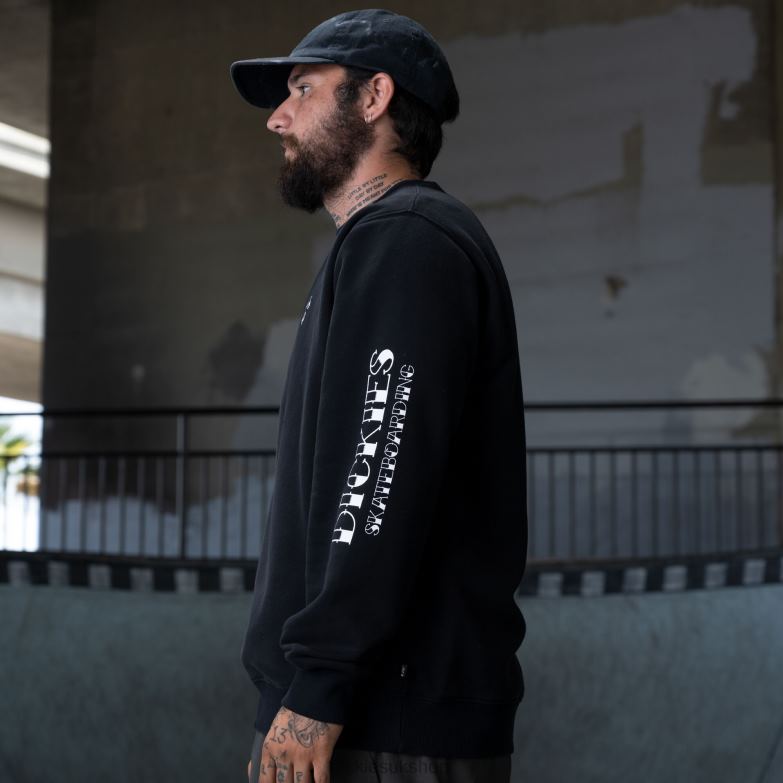 Ronnie Sandoval Relaxed Fit Sweatshirt Men Dickies Black (KBK) 88T841129 Apparel
