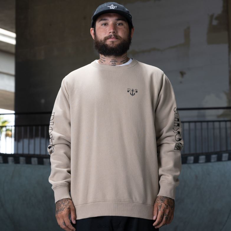 Ronnie Sandoval Relaxed Fit Sweatshirt Men Dickies Desert Sand (DS) 88T841128 Apparel
