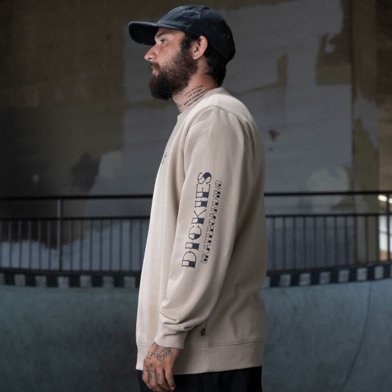 Ronnie Sandoval Relaxed Fit Sweatshirt Men Dickies Desert Sand (DS) 88T841128 Apparel